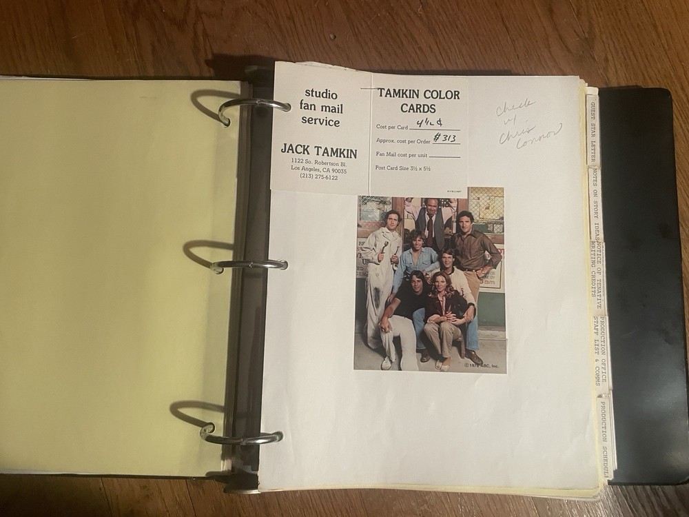 TAXI sitcom 1981 PRODUCTION BINDER Paramount Studios Casting, Scripts, Revisions