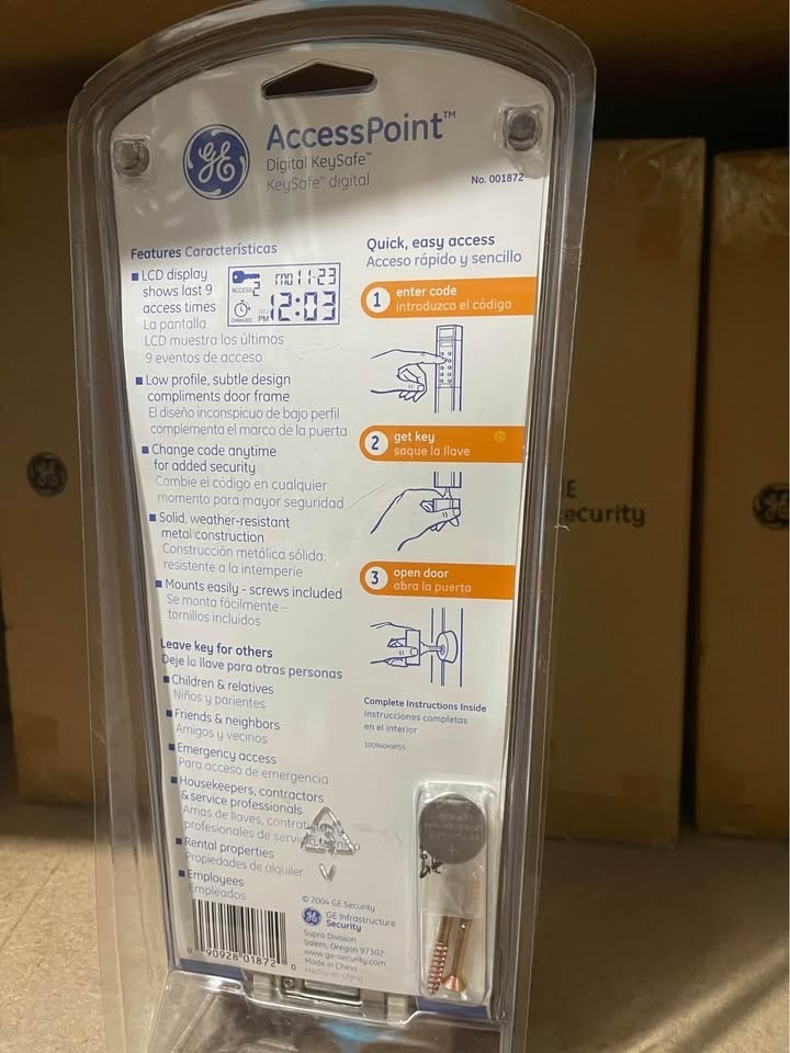 GE AccessPoint Digital KeySafe Lock Box Key Box