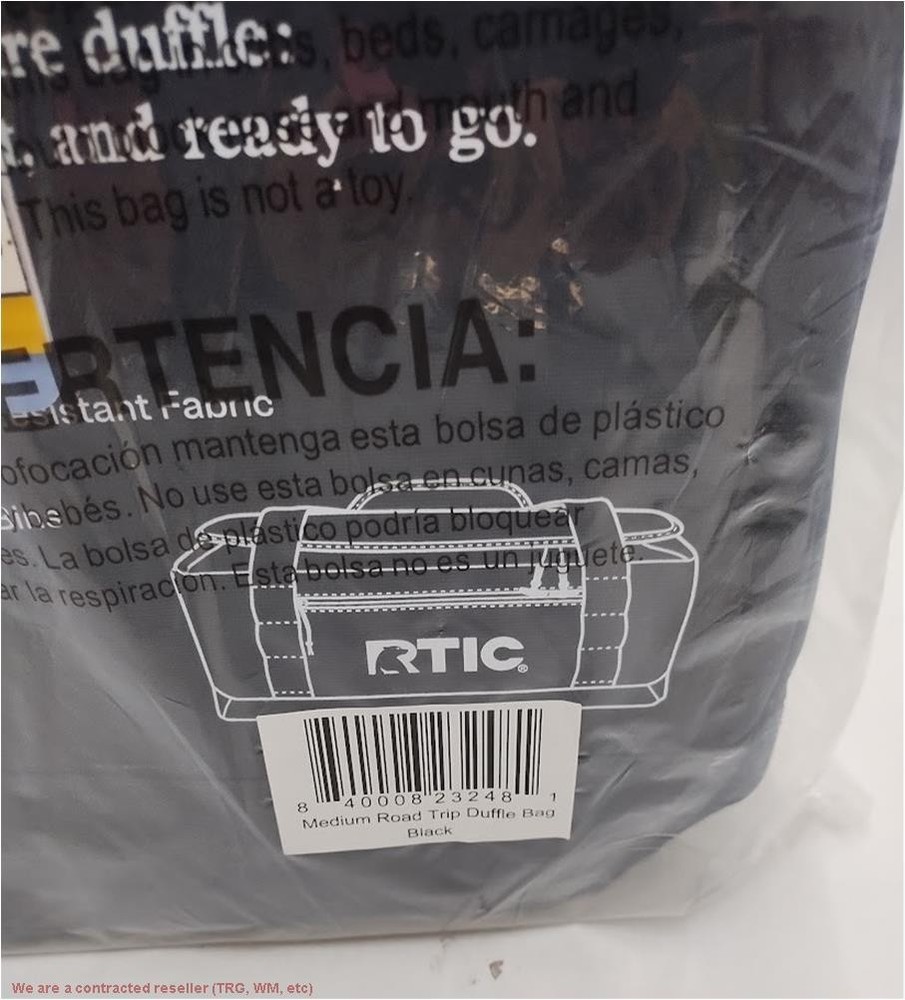 RTIC Outdoors Medium Carry On Structured Collapsible Duffel Bag - Black