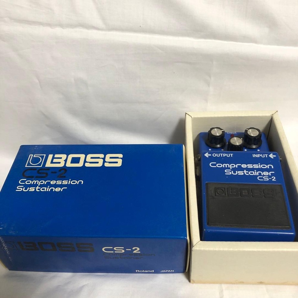 BOSS CS-2 Compression Sustainer Guitar Effect Pedal w/ Original Box