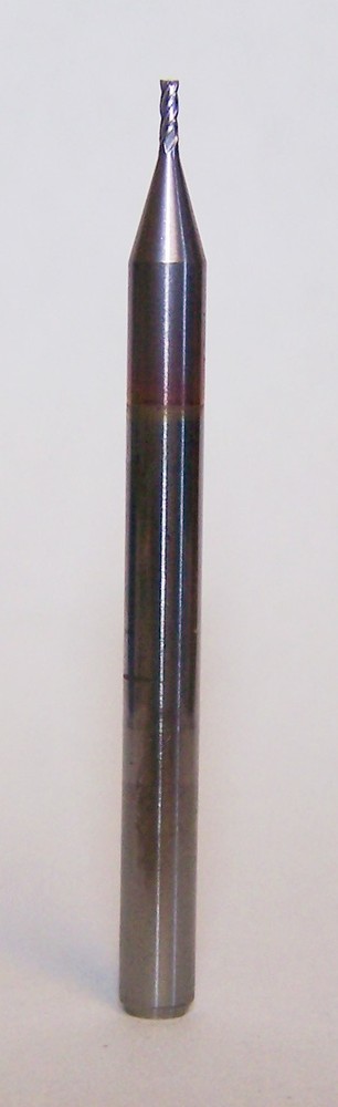 .0300" CARBIDE 4 FLUTE MICRO ENDMILLS, TiCN COATED Kyocera Microtools