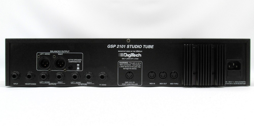 Digitech GSP-2101 Studio Tube Preamp/Multi Effects Guitar Processor