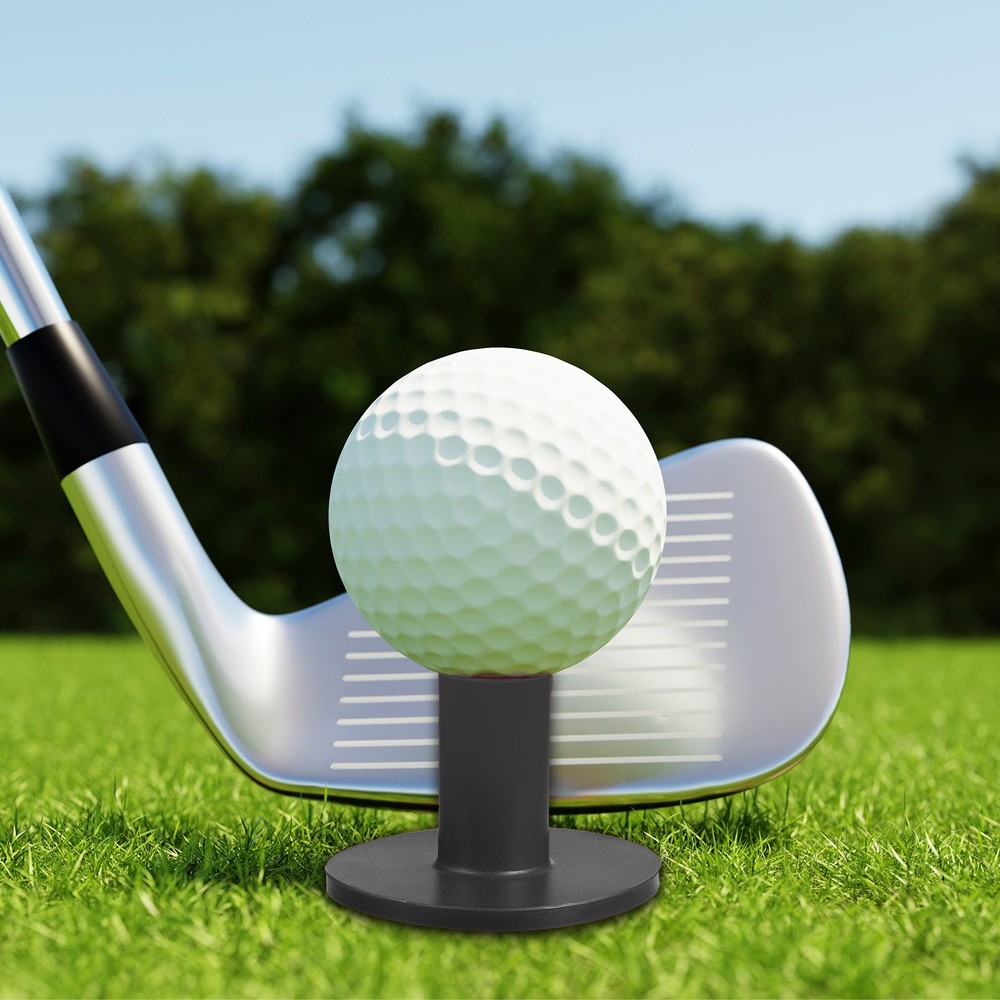 5Pcs 3" Rubber Golf Tees Tall Practice Training Driving Range Black