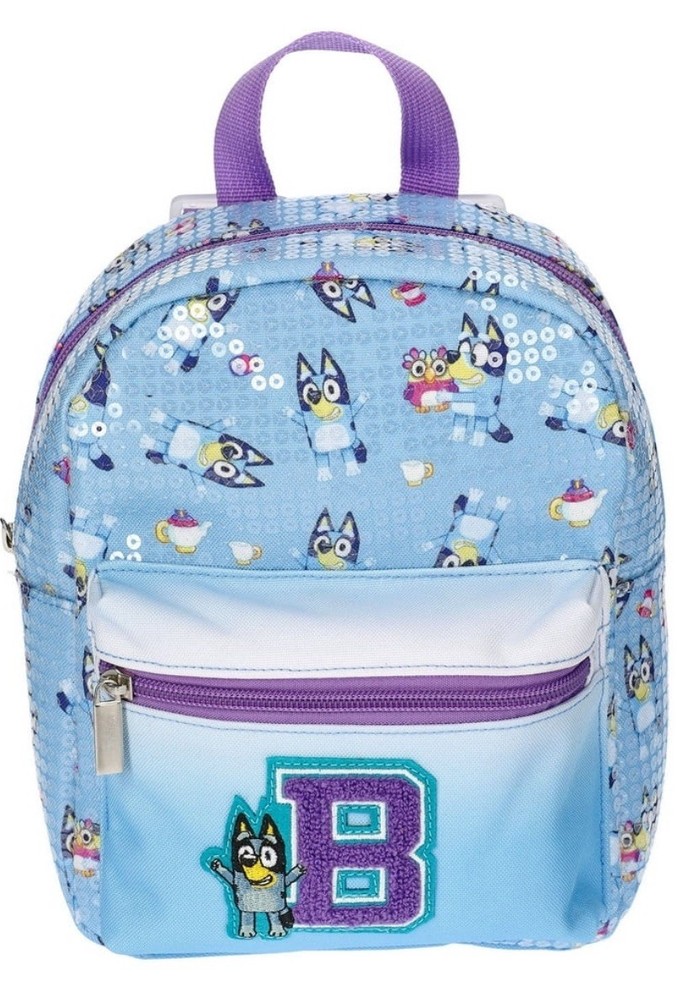NWT Bluey Mini Sequin Backpack New with Tags, blue