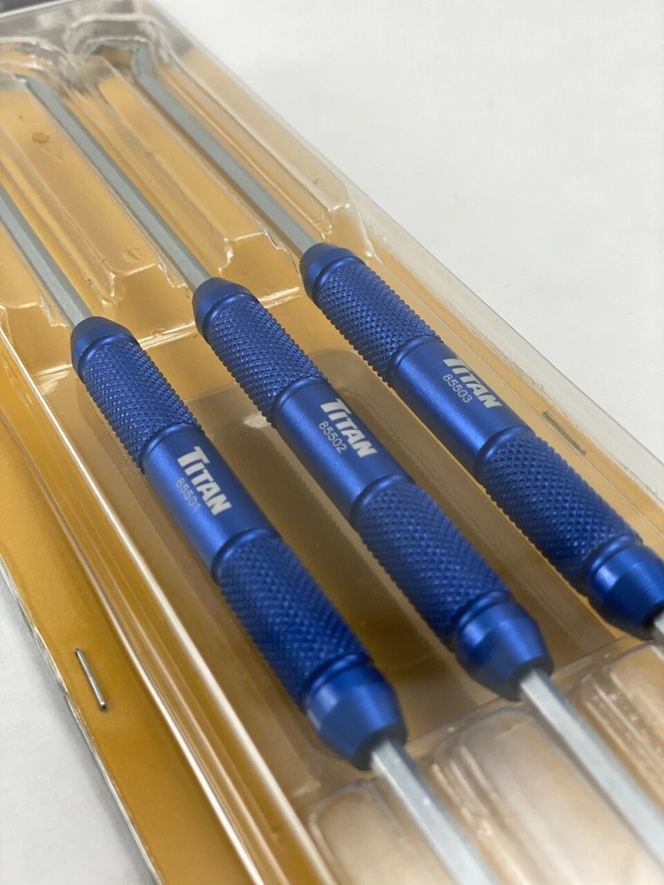 Titan 85504 3 Pc Mini Pry Bar Set