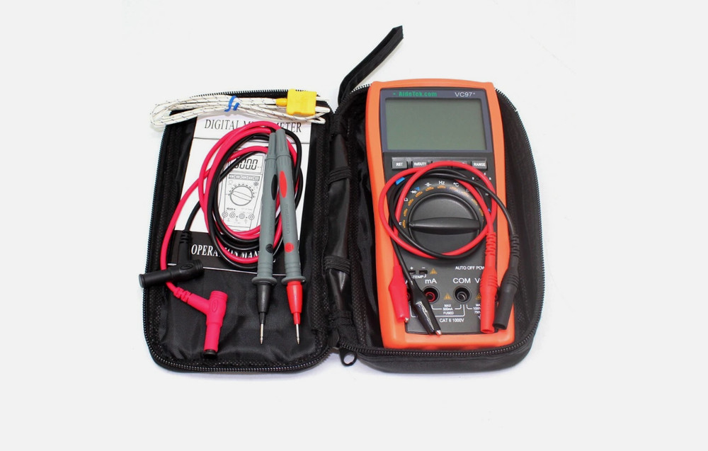 VC97+ 3999B LCD Auto range multimeter True RMS Backlight diode Temp USA