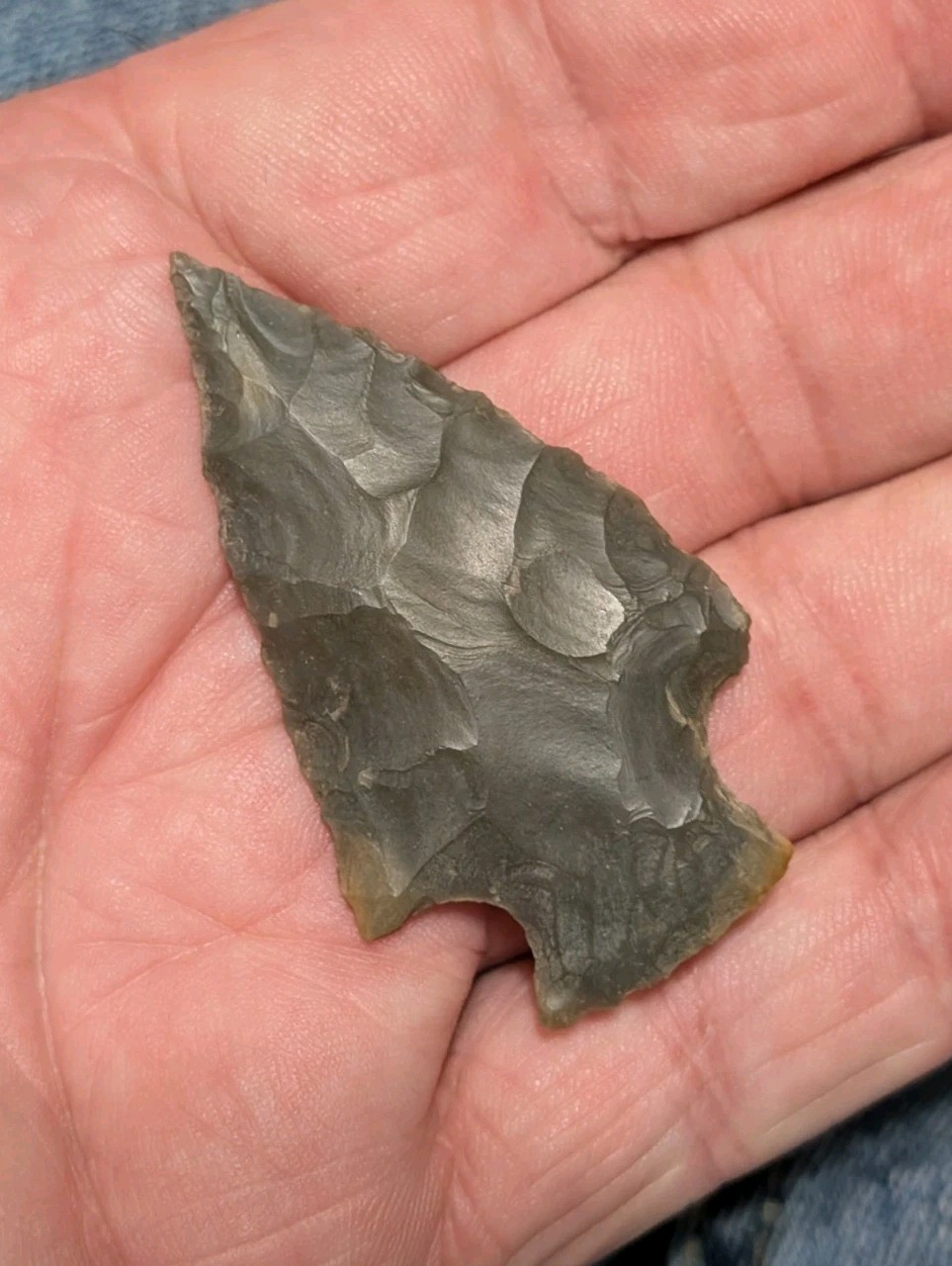 Awesome McIntire, 2 3/16", North Central Alabama, Bangor, Authentic Arrowhead
