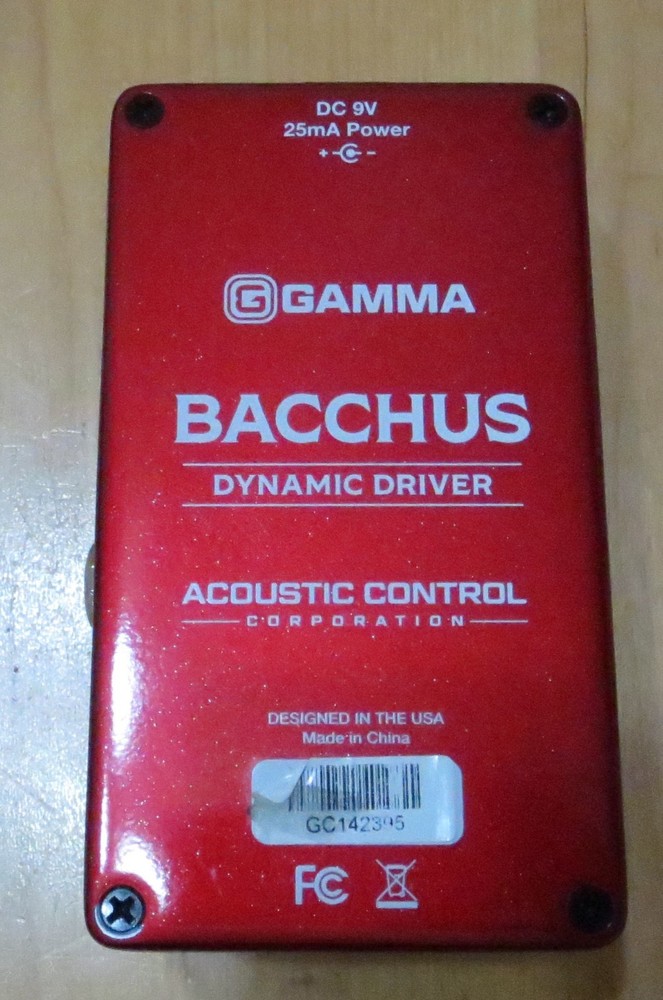 GAMMA BACCHUS Dynamic Driver Effects Pedal