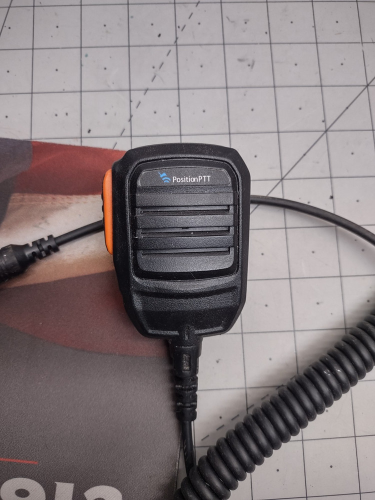 Position PTT Speaker, Unknown Model, Works like it should.