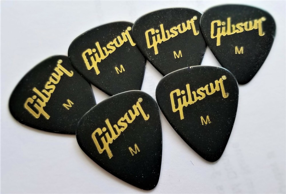 Gibson Guitar picks Standard  Medium (6 Picks)