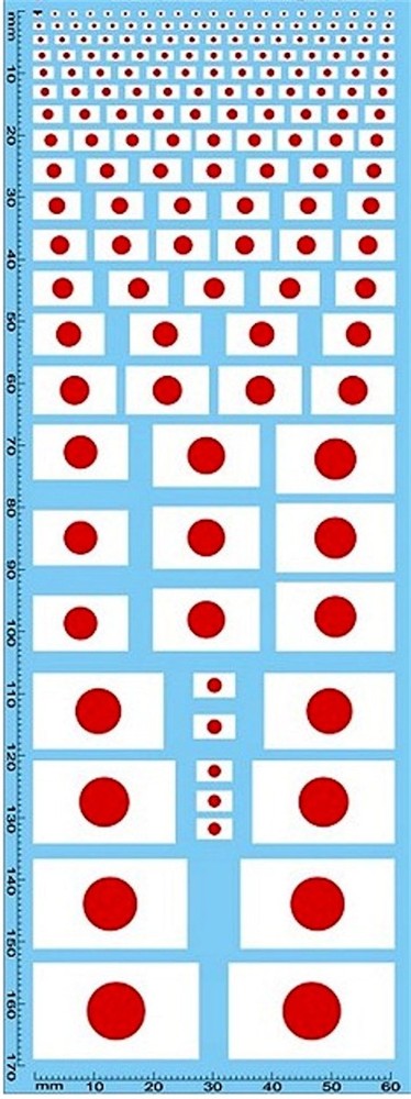 Flags Japan 1:18 Decals