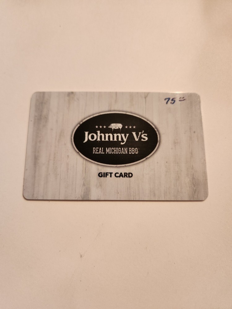 Johnny V's BBQ 75.00 Gift Card