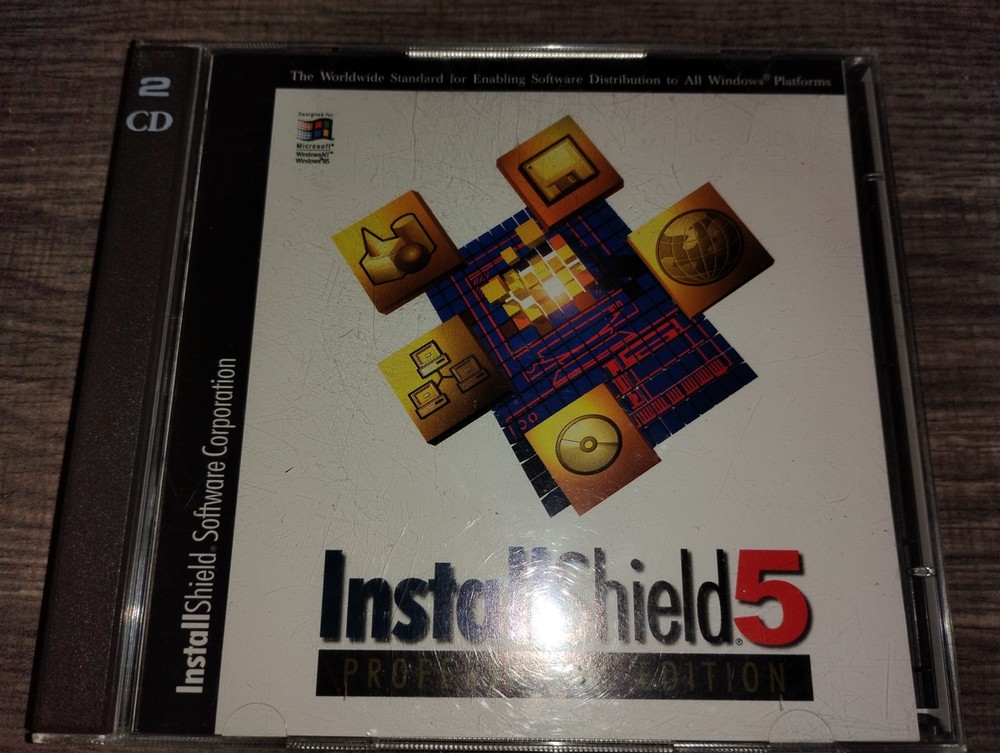 InstallShield 5 Professional Edition PC CD-ROM 2-disc Set 1997 for Windows 95/NT