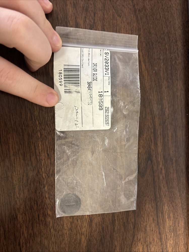 Bostitch OEM 180599 Driver Guide