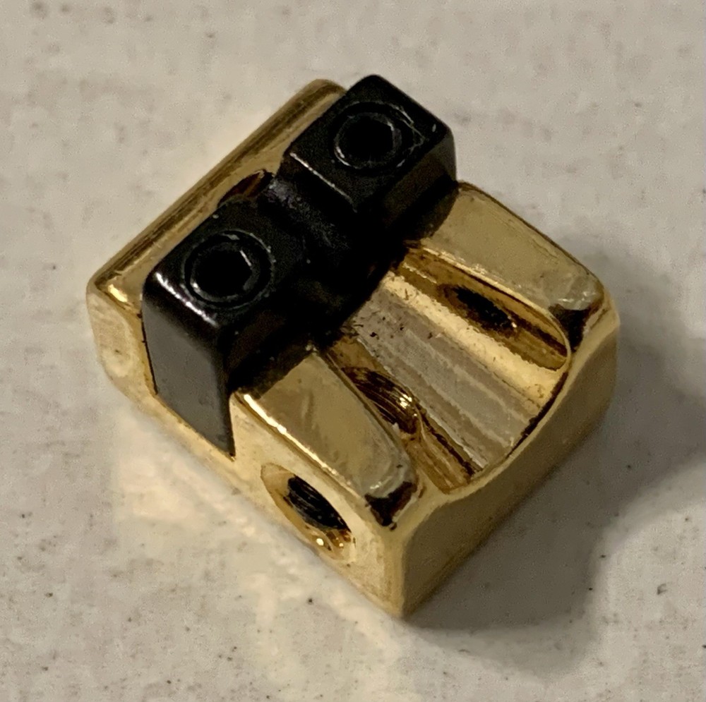 Schecter Bass Guitar Modern Quick Release Bridge Original Gold String Saddle