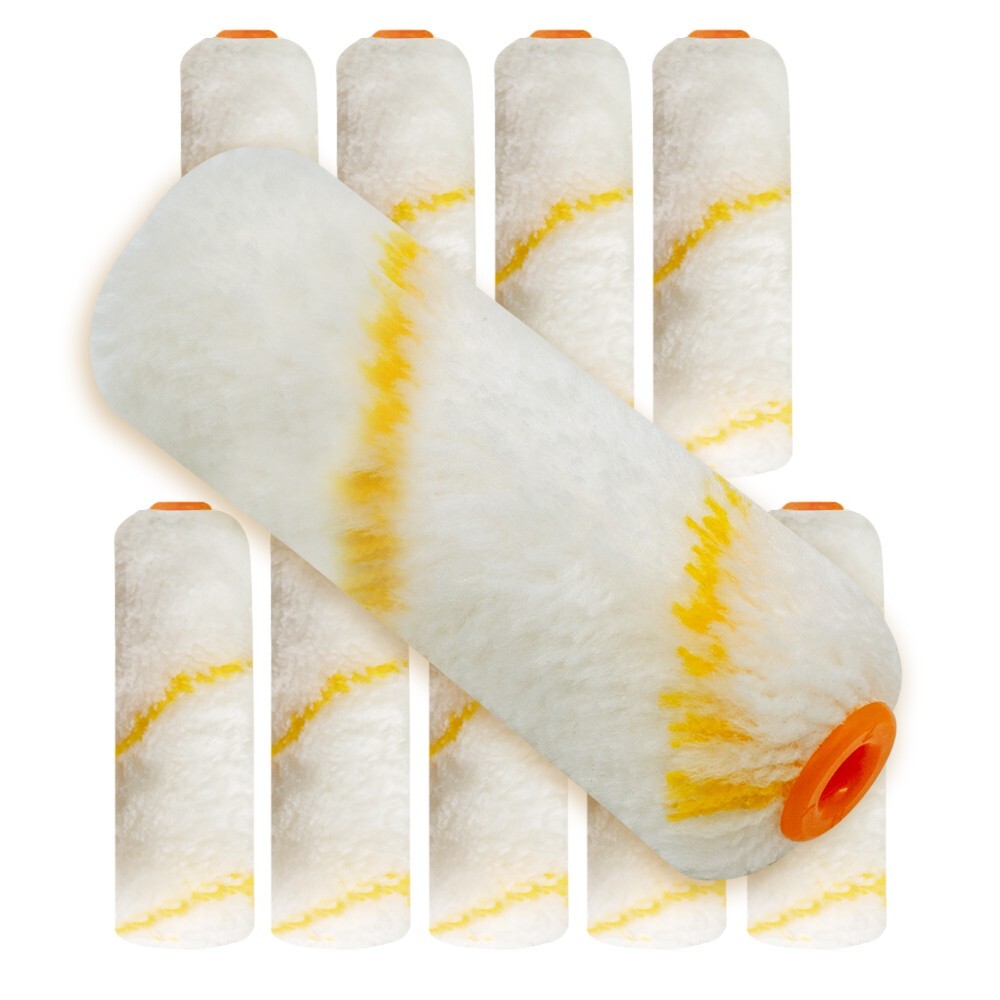 Pro Grade  4" Mini  Paint Roller Cover,Wall Painting Roller Naps
