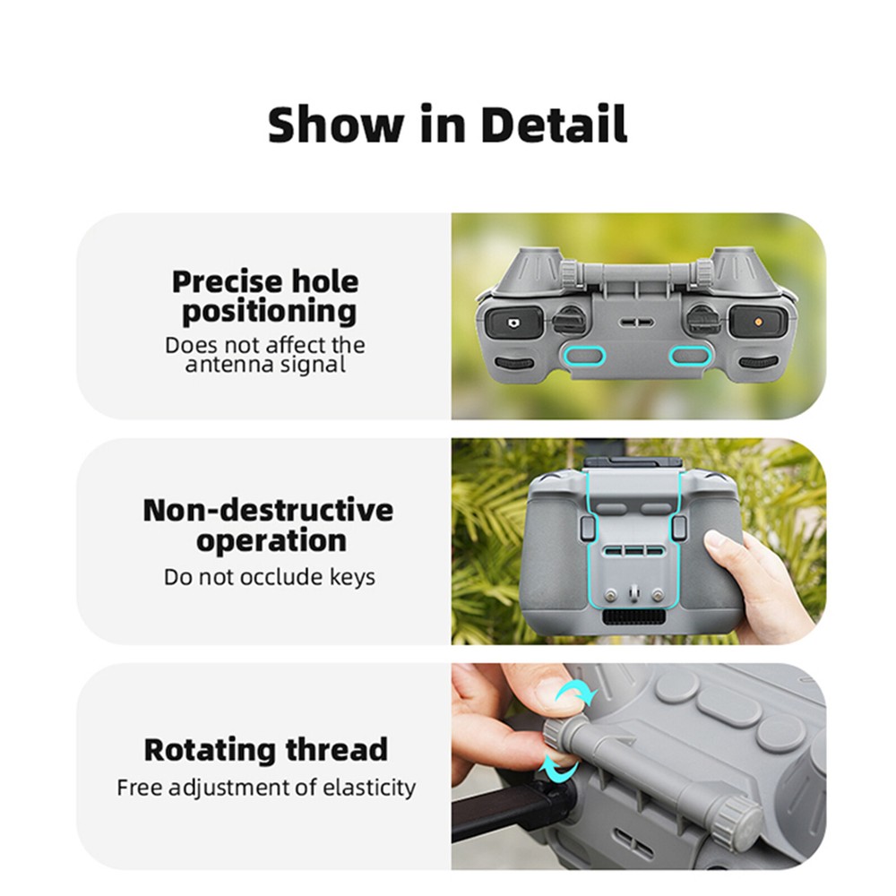 Controller Blackout Sunshade Screen Protective Cover for DJI Air 3/Mini 4 Pro