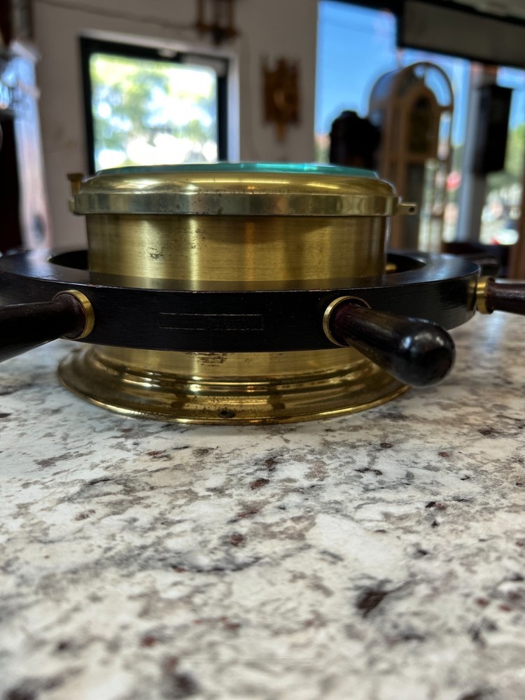 Schatz Ship Clock Nautical Bell Ships Wheel Germany