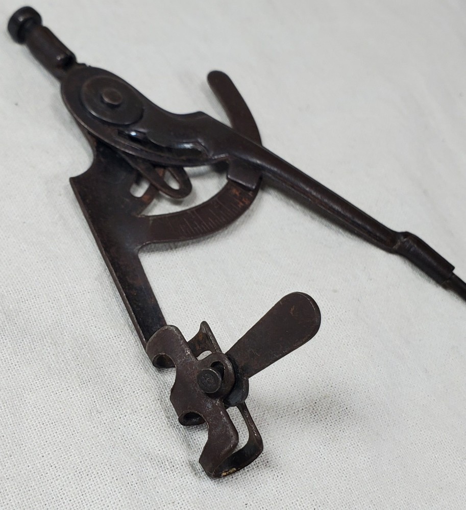 3 Vintage Technical Drafting Compass & Bow Compass Lot - Metal Drafting Tools