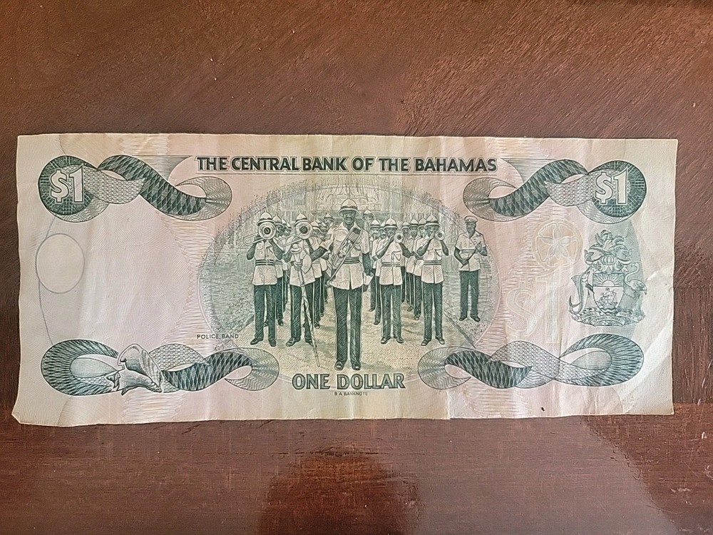 Banknote Bahamas 1 Dollar 1996 P57a