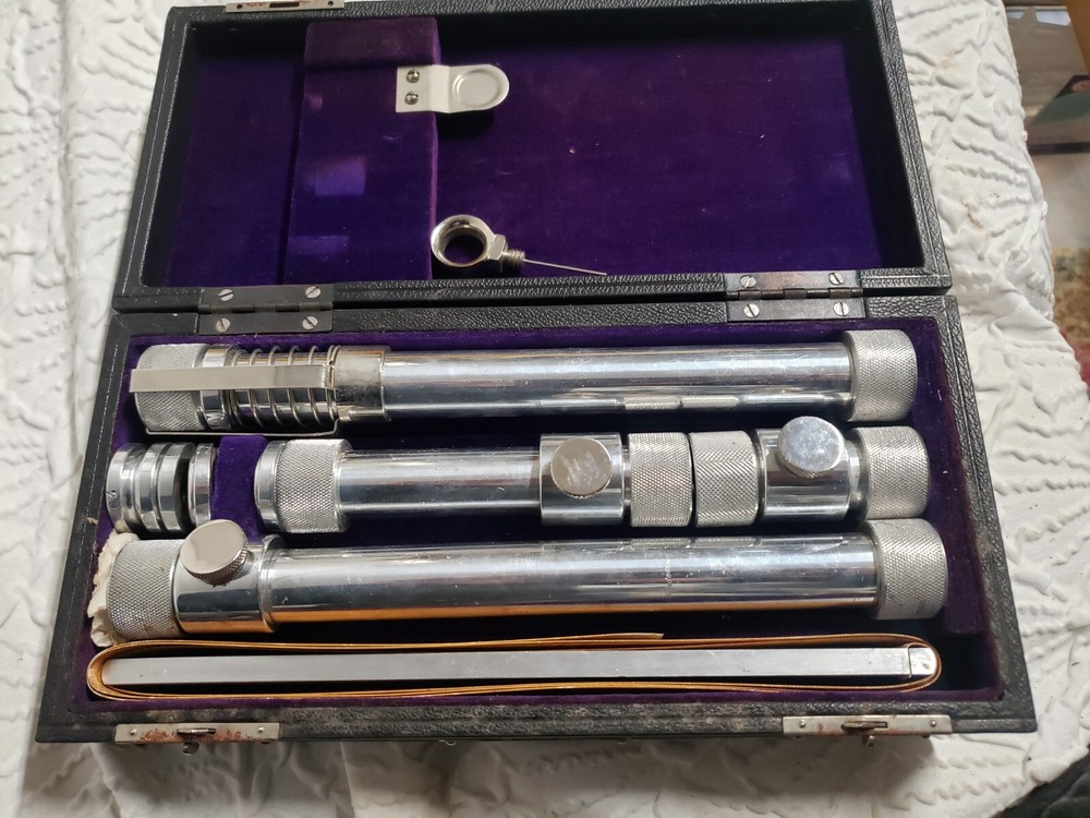 Vintage Precision Scientific Sight Glass Set
