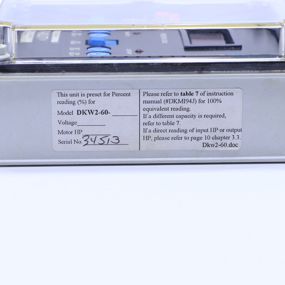 ANSIMAG DK-W2-60 DRY-KUT LIQUID LEVEL CONTROL