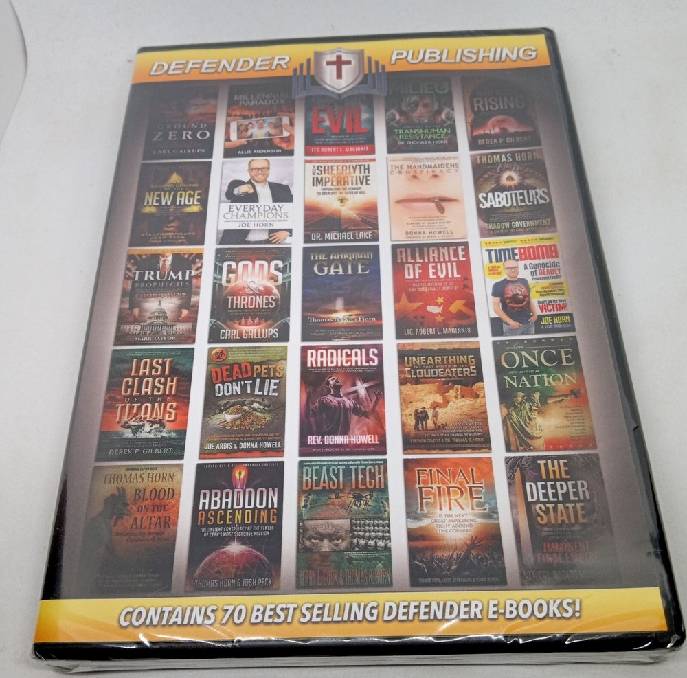 Defender Publishing 70 E-Book Collection Data Disc Factory Sealed
