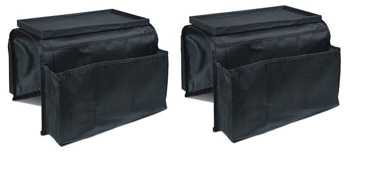 2 pack Couch Buddy Remote Control Holder Sofa Arm Rest Organizer Caddy
