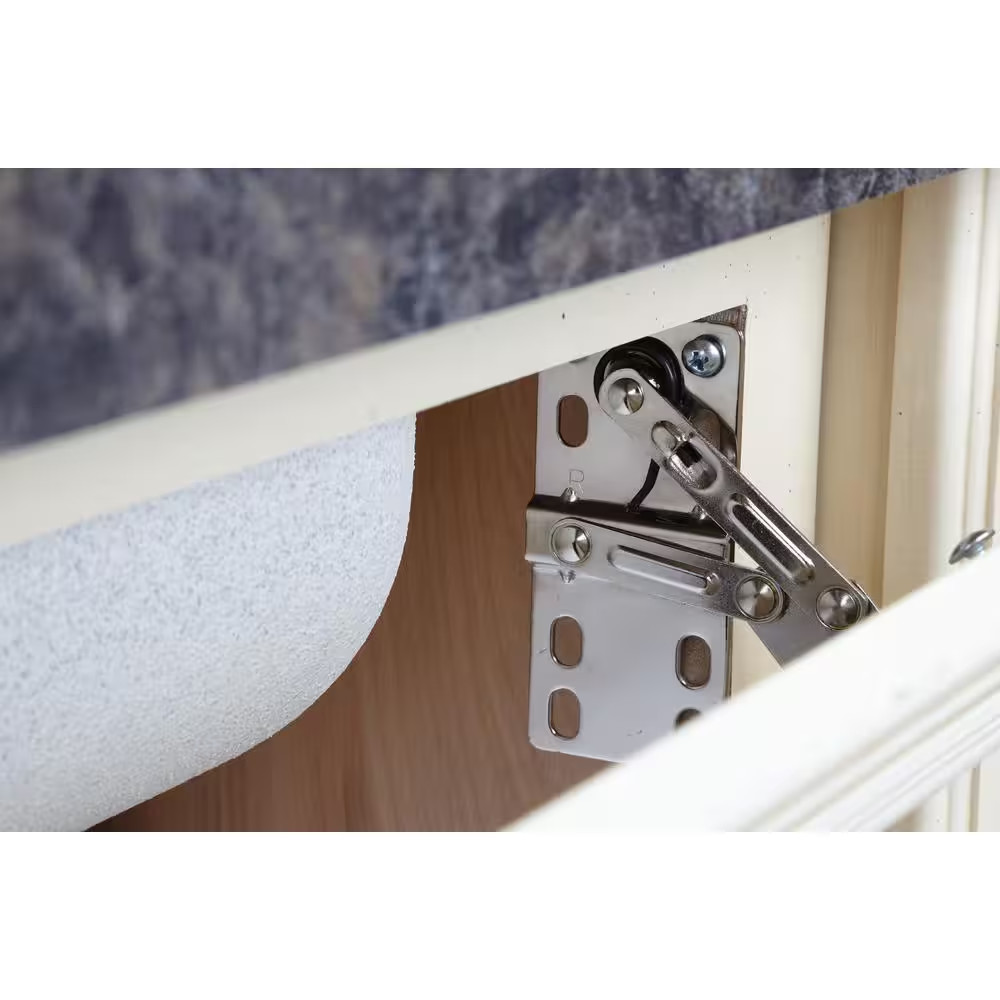 11 In. White Polymer LD Tip-Out Accessory Tray
