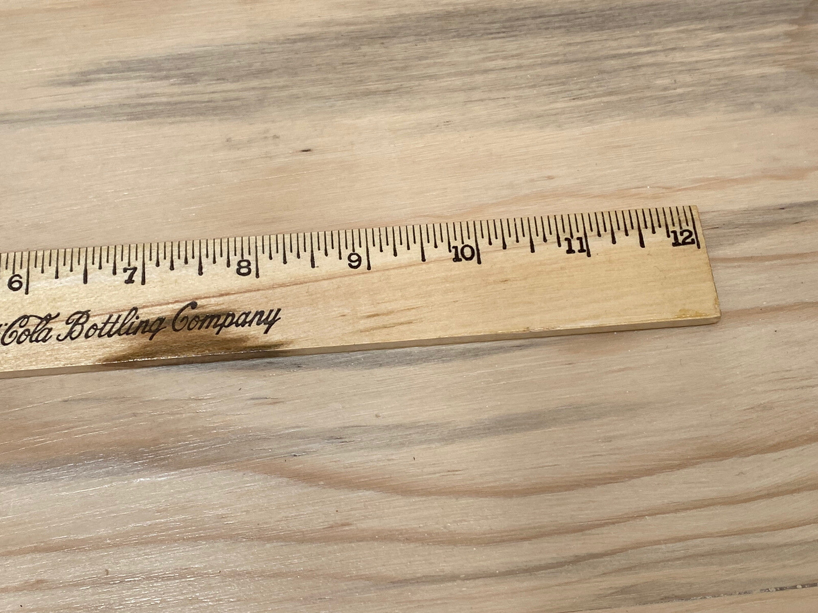 Vintage Coca Cola Wood Ruler "Do Unto Others As You Would Have Them Do Unto You"