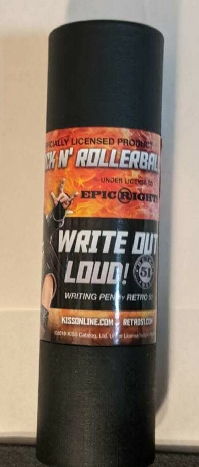 KISS Retro 51 Roller Ink Pen NEW SEALED Rock Posters Write it out Loud