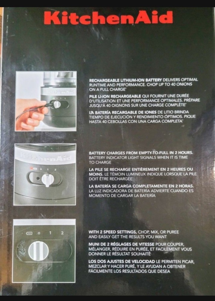 KitchenAid Cordless 5 Cup Food Chopper