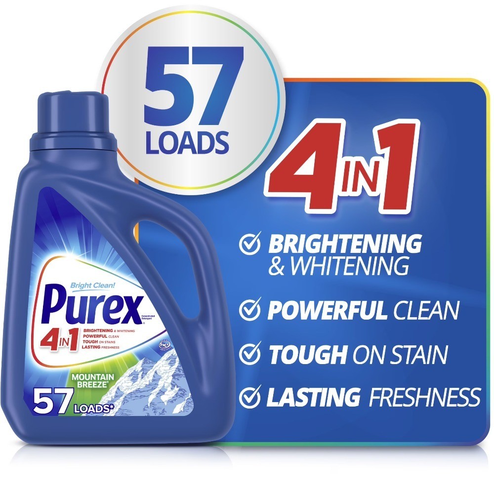 Liquid Laundry Detergent Refreshing Scent 75 Fluid Ounces 57 Loads