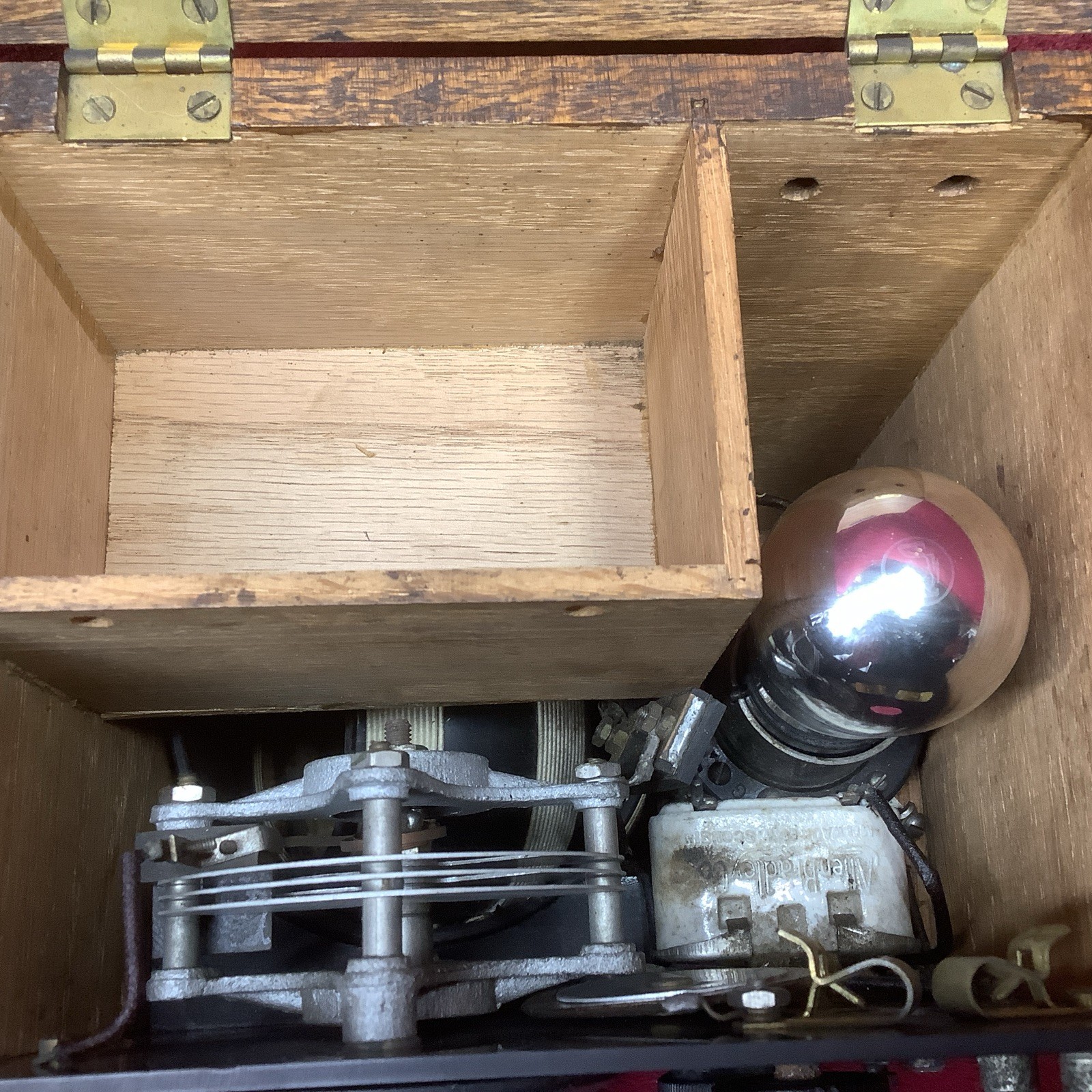 VTG Clapp-Eastham Type H.R. Tube Radio Regenerative Receiver 175-825 Meters Mass