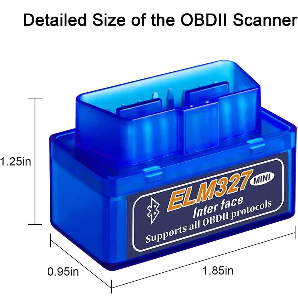 OBD2 Universal Car Engine Fault Code Reader Read Bluetooth Scanner Tool