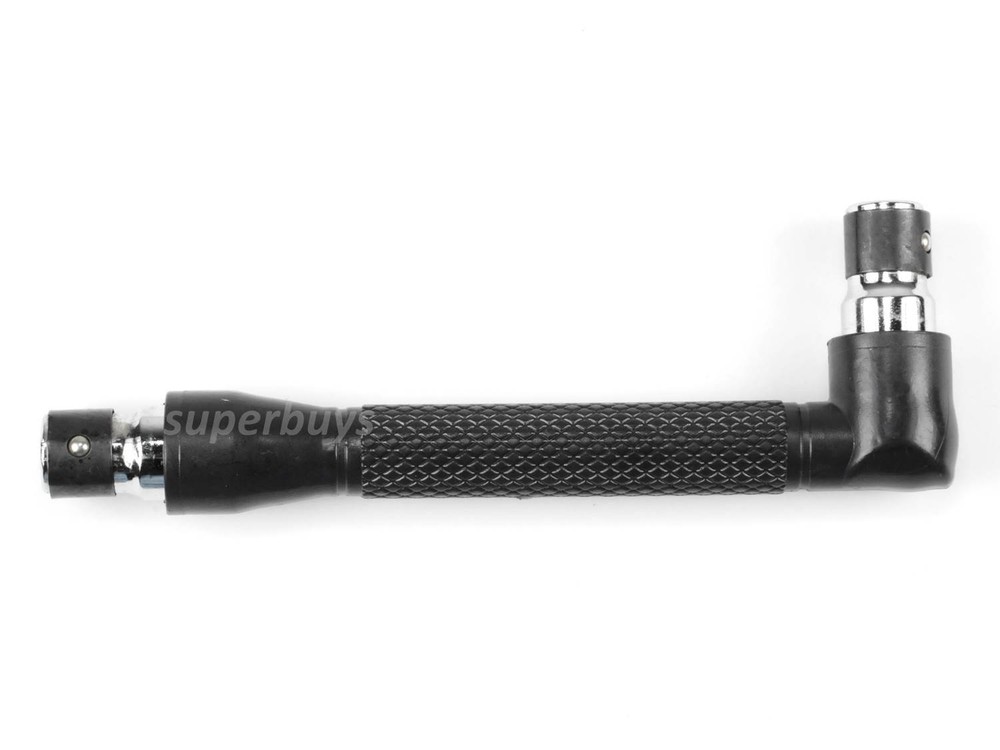 L-Shape Elbow Dual Head Hex Extender Screwdriver Adaptor Connector Joint Tool