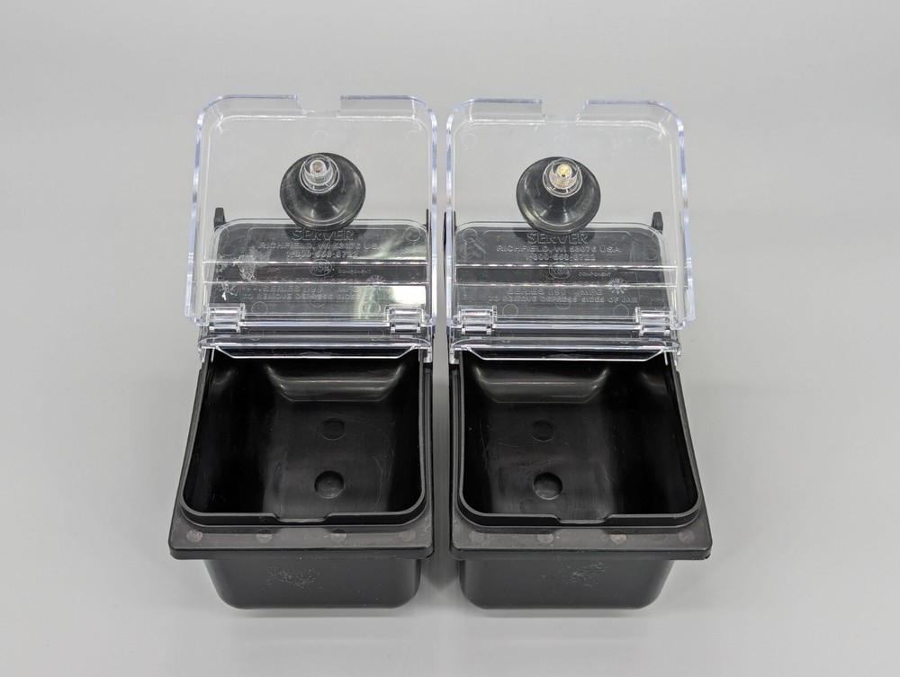 Server Products 5" Countertop MB-2 Mini Cold Station 2 Compartment Condiments