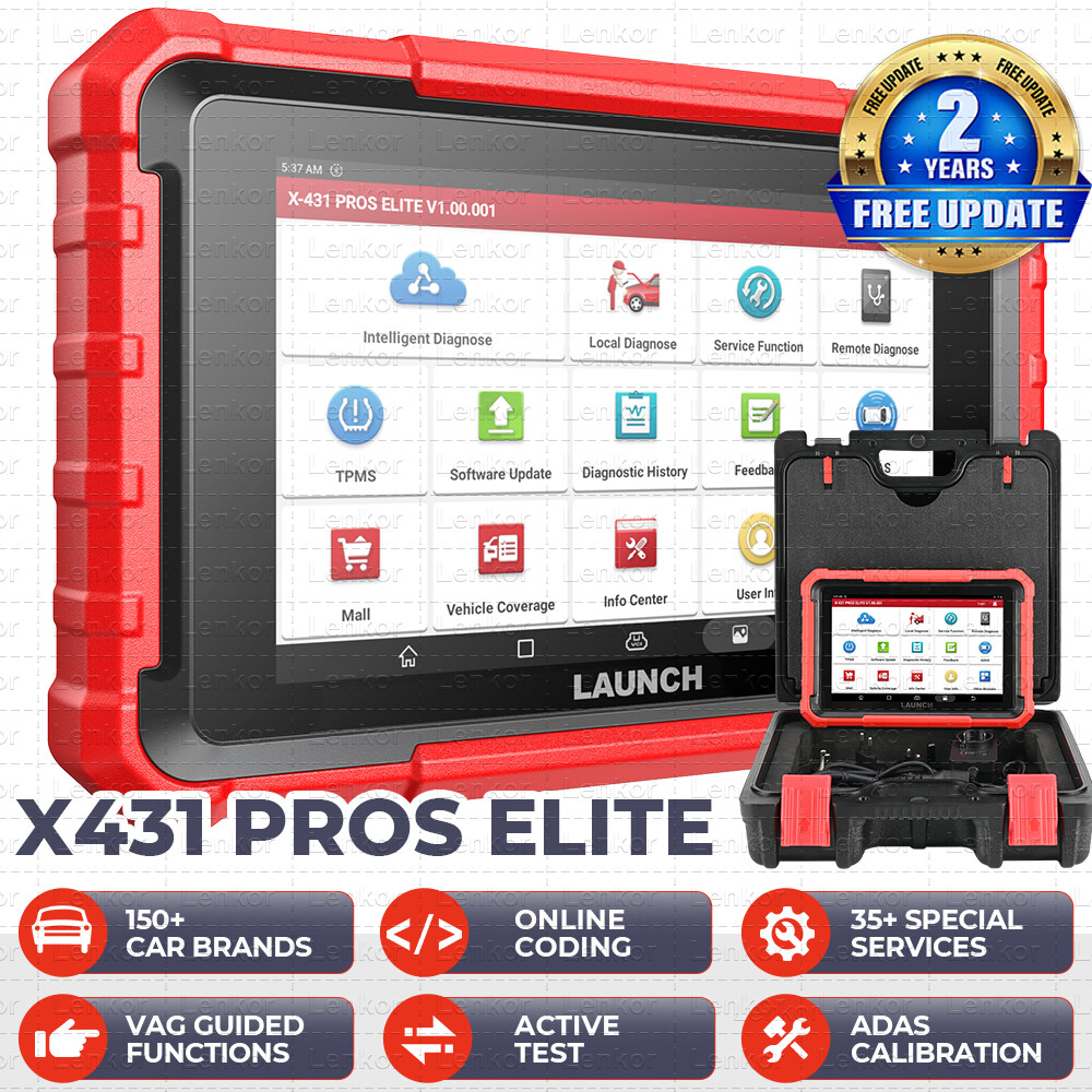 LAUNCH X431 Pros Elite V+ Pro3S+ Bidirectional Car Diagnostic Scanner Too Coding