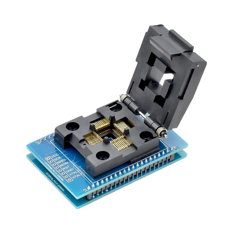 Small IC Chip Test Socket TQFP44 to DIP40 Burning Adapter Seat Efficient