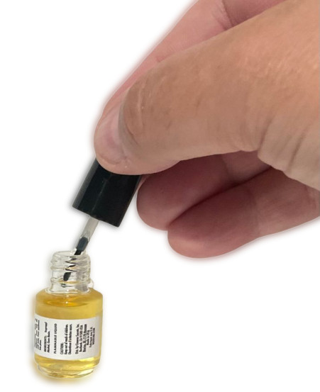 SPIRIT GUM ADHESIVE Theater Makeup Small Bottle Brush Stick On Glue Nose Or Hair