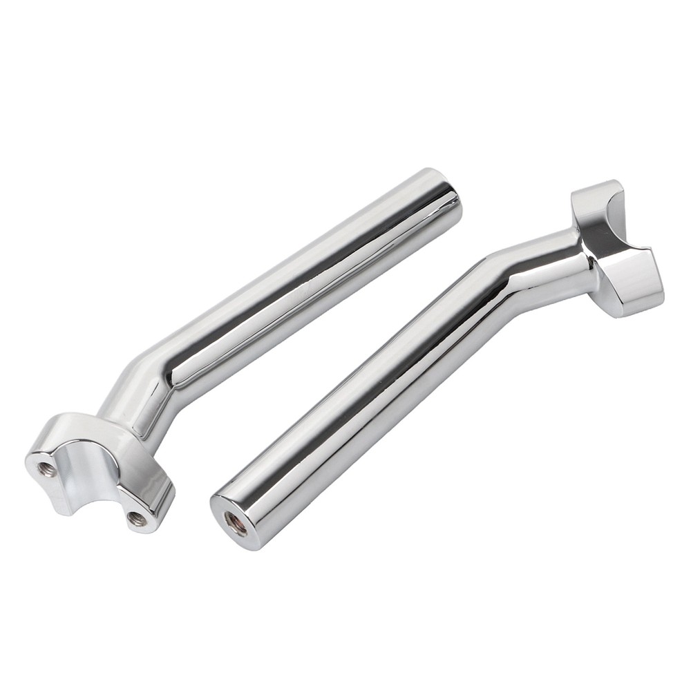 Chrome CNC 8 1/2" Pullback Handlebar Risers For Harley Dyna Fat Street Bob FXDB