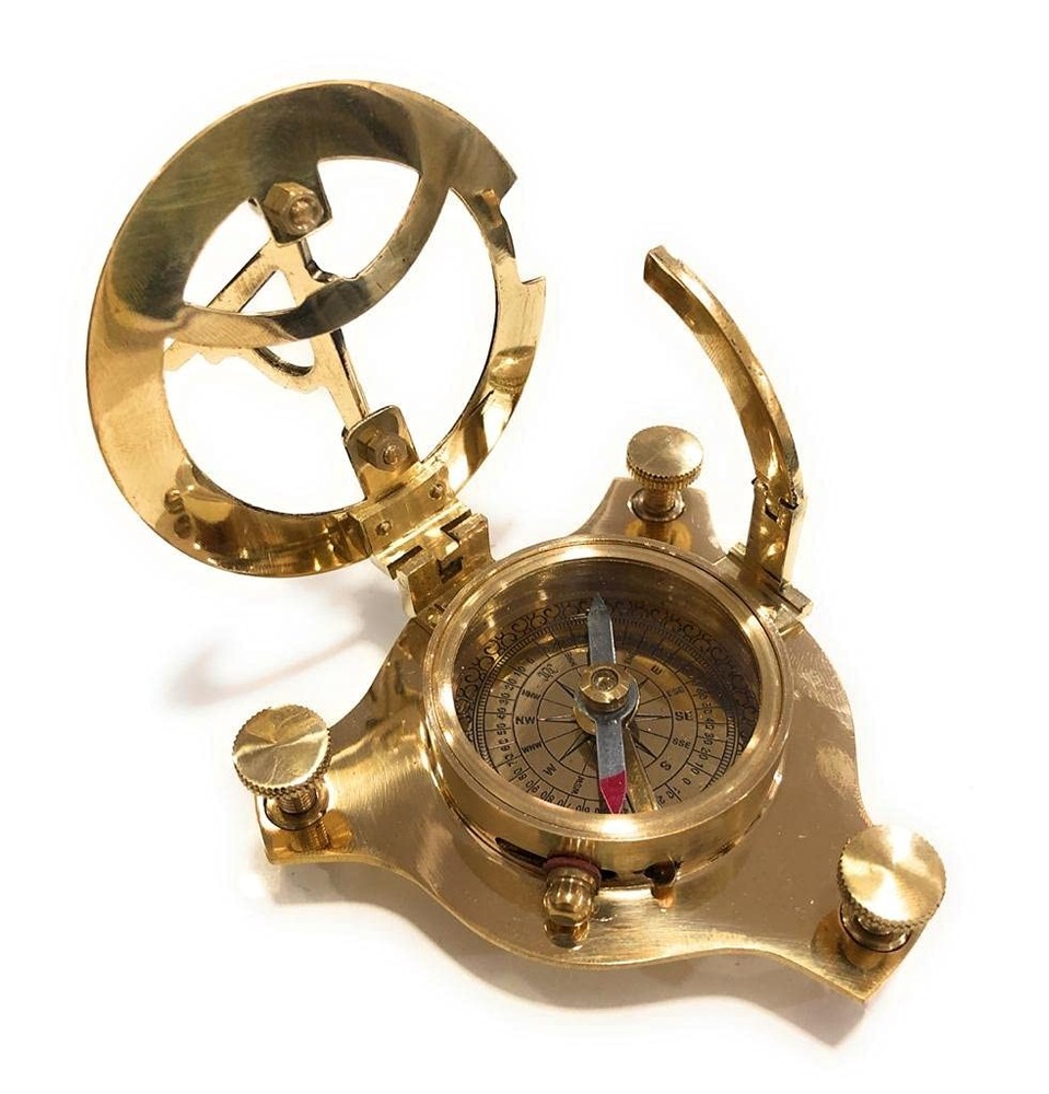 Sundial Compass Solid Brass Sun Dial