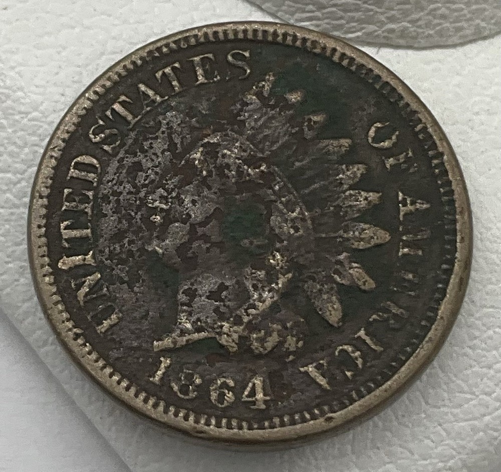 1864 Indian Head Cent