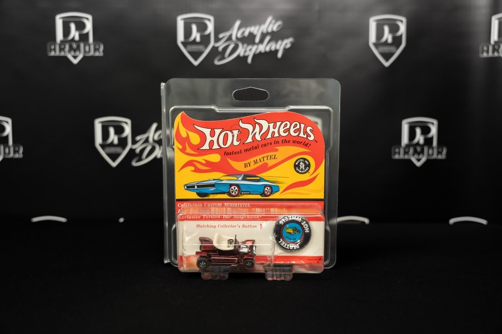 Diamond Protector 10 Pack Diecast Case for Original Hot Wheels Redline