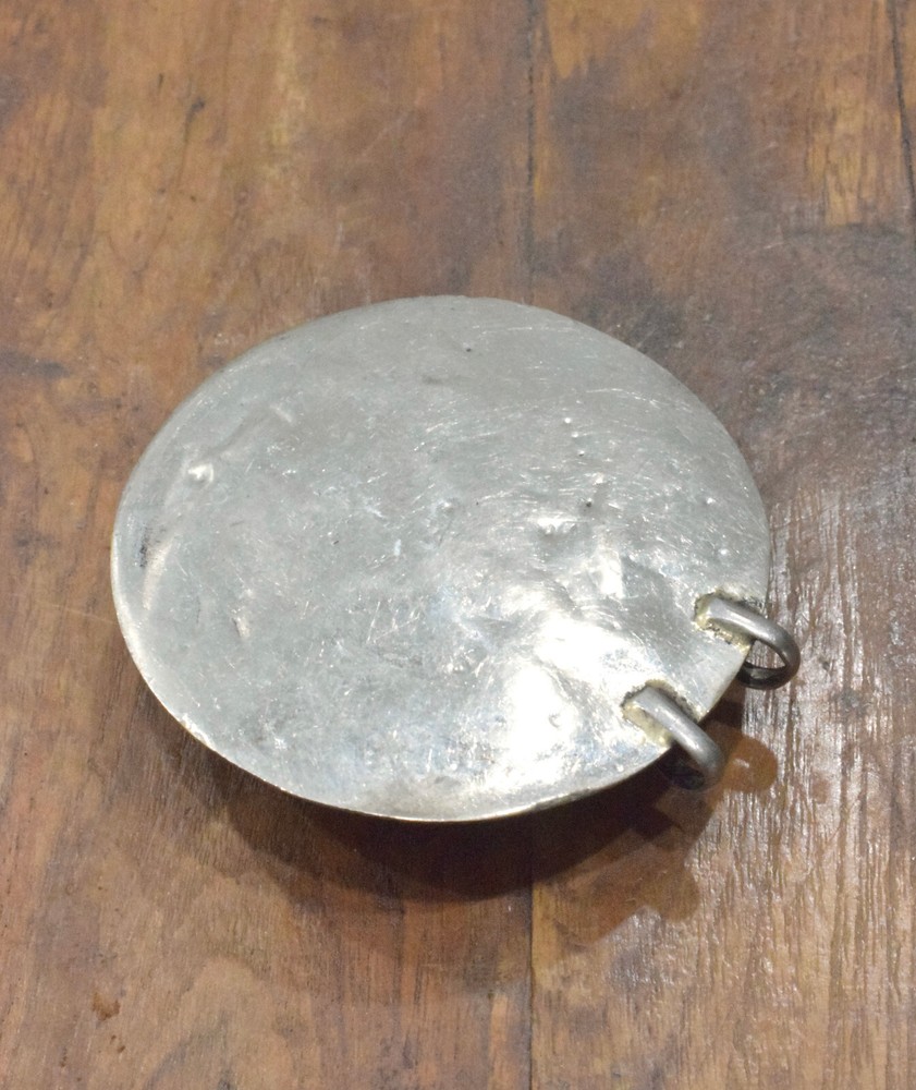 Middle Eastern Silver Onyx Pendant