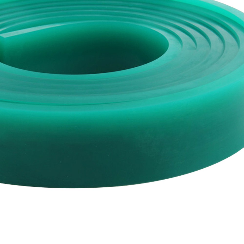 80 DURO 6FT 72" Silk Screen Printing Squeegee Blade Polyurethane Rubber Green