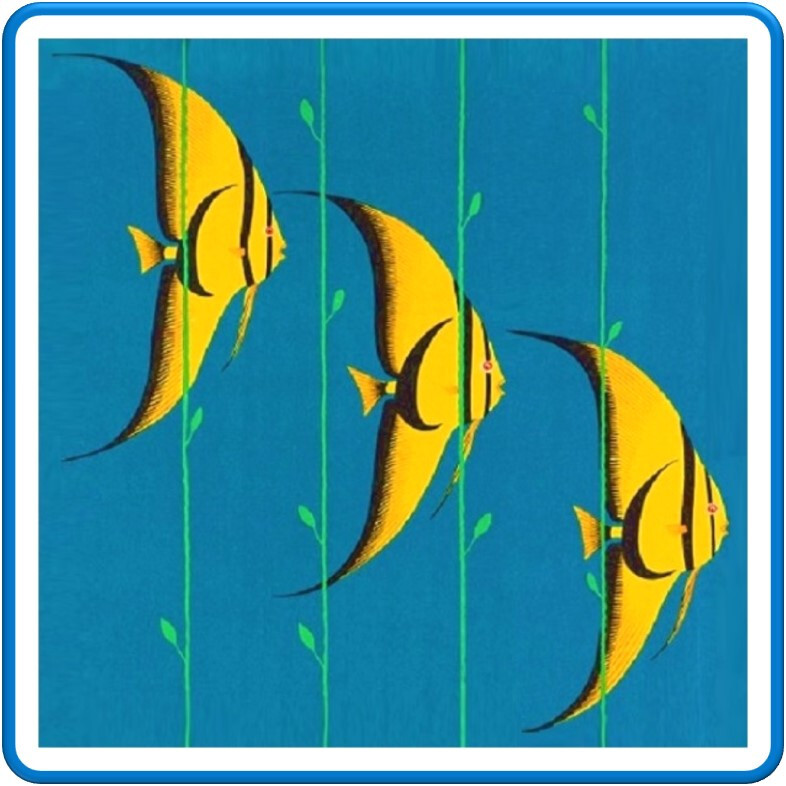 30 Custom Tropical Fish Art Personalized Address Labels