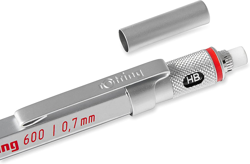 600 Mechanical Pencil 0.7 Mm Silver