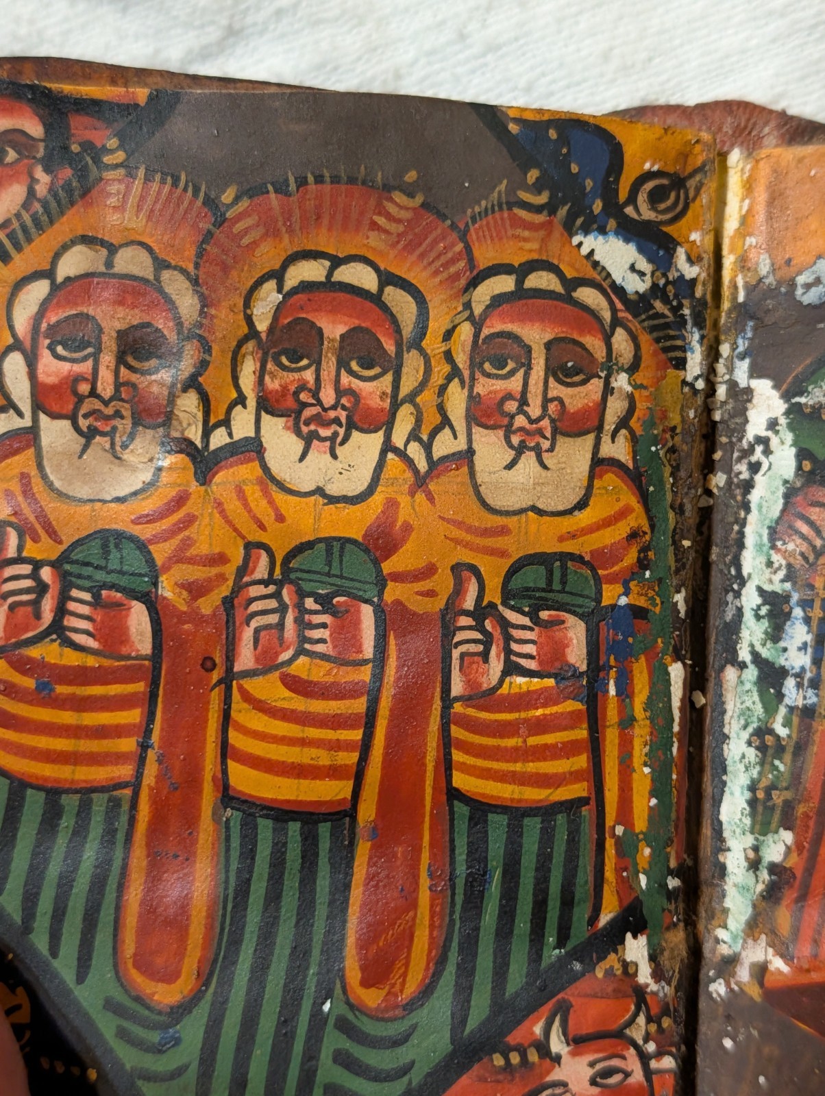 Old Ethiopian Orthodox Pocket Bible Handwritten in Ge’ez Manuscript Parchment