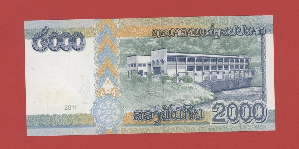 LAO 2000 KIP 2011 PICK # 41 UNC.